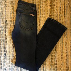 HUDSON JEANS "Tilda Mid-Rise Cigarette" | Dark Wash Blue | Size 25
